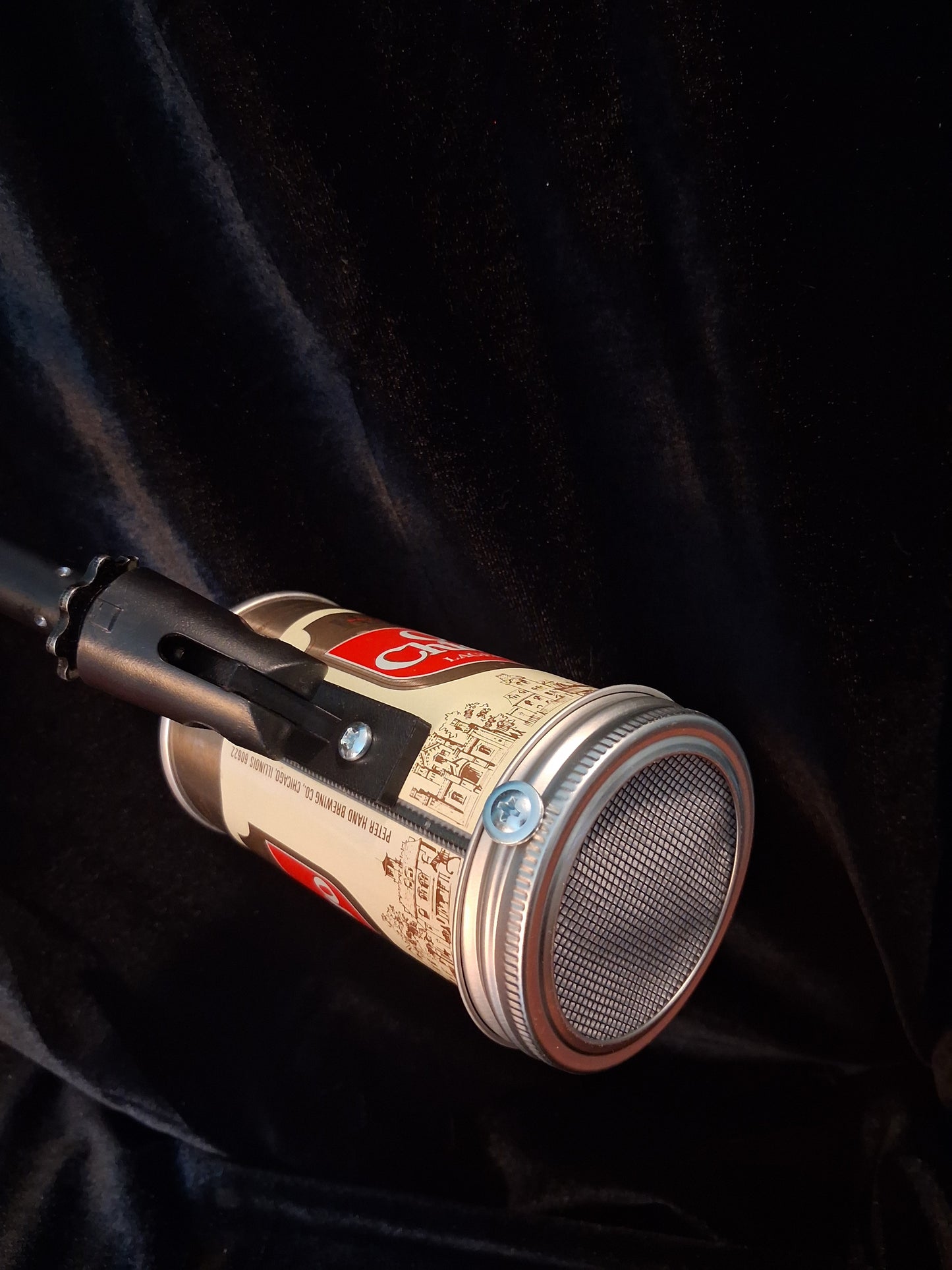 Lo Fi Beer Can Microphone - Light Old Chicago