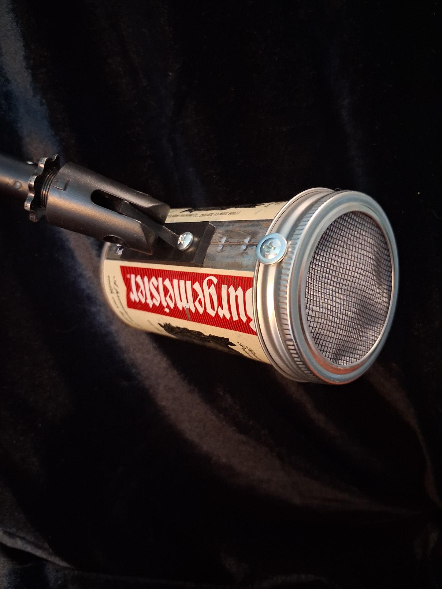 Lo Fi Beer Can Microphone - Chicago Burgermeister