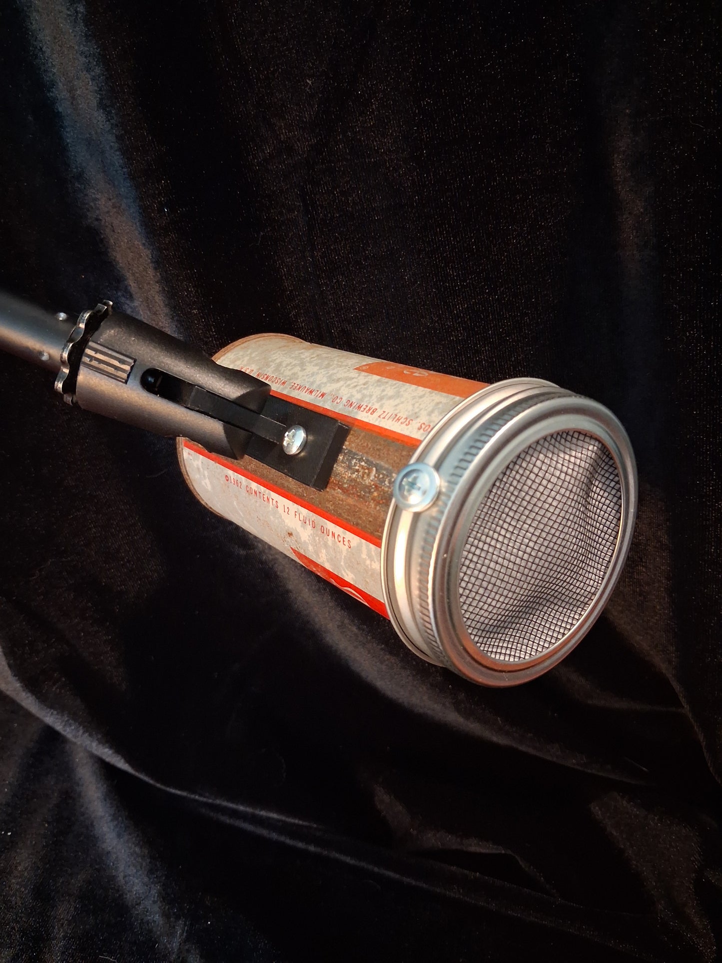 Lo Fi Beer Can Microphone - Old Milwaukee