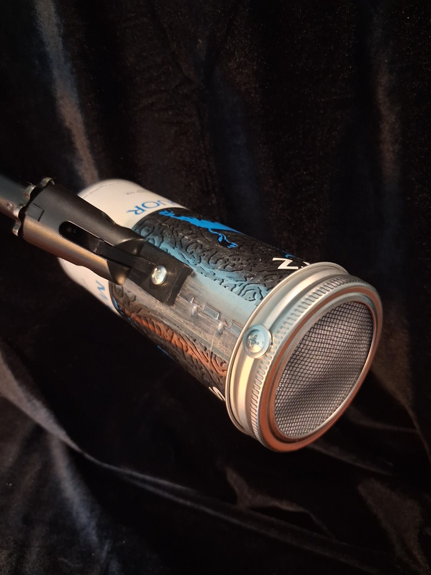Lo Fi Beer Can Microphone - Blue Bull Tallboy Schlitz
