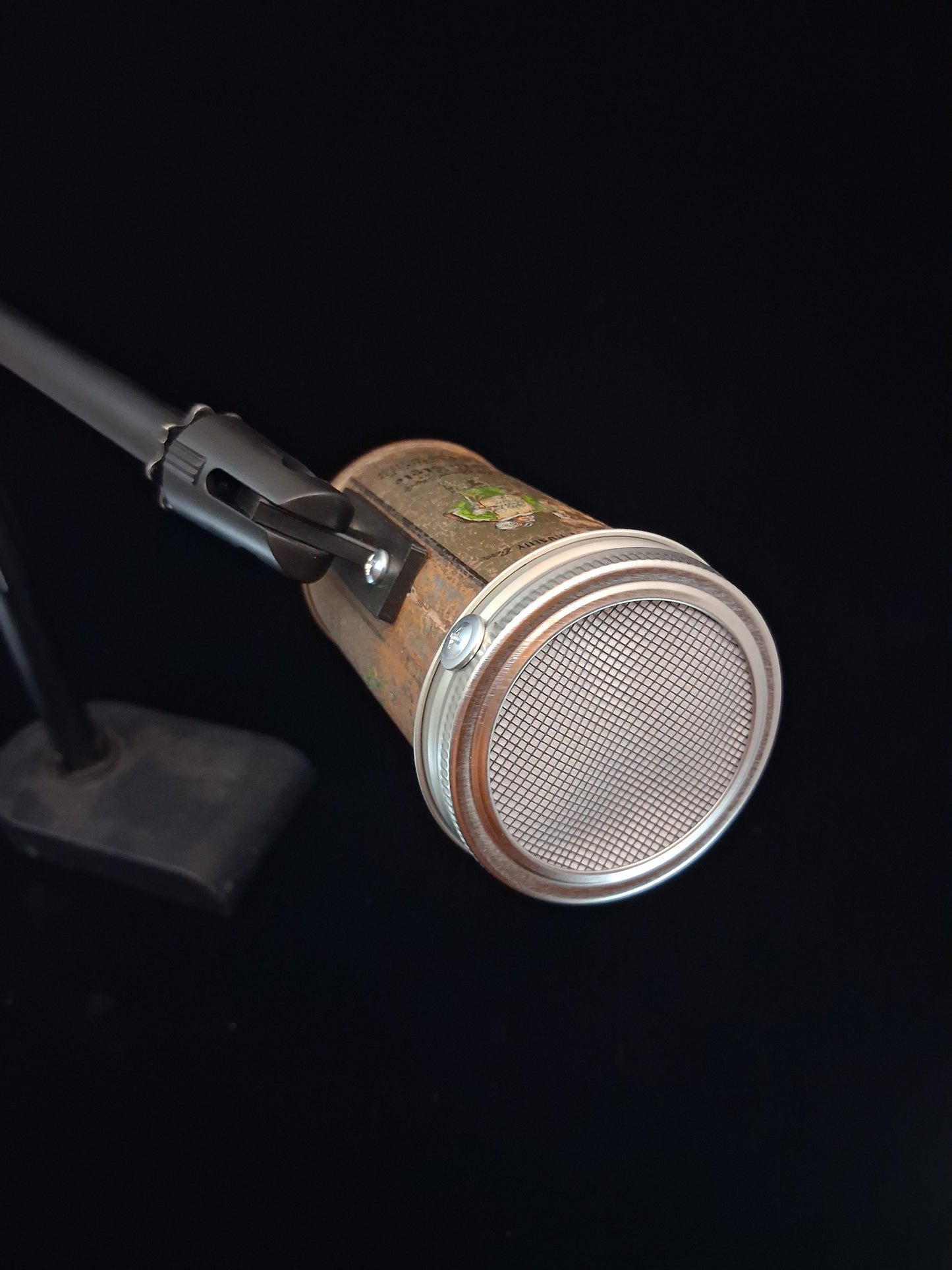 Lo Fi Beer Can Microphone - 1960s Heileman's Old Style