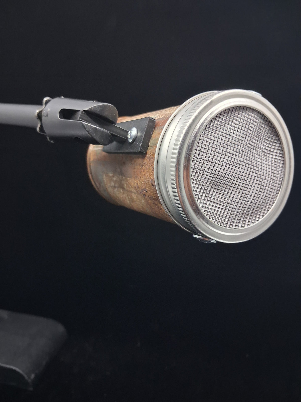 Lo Fi Beer Can Microphone - Rusty Schlitz