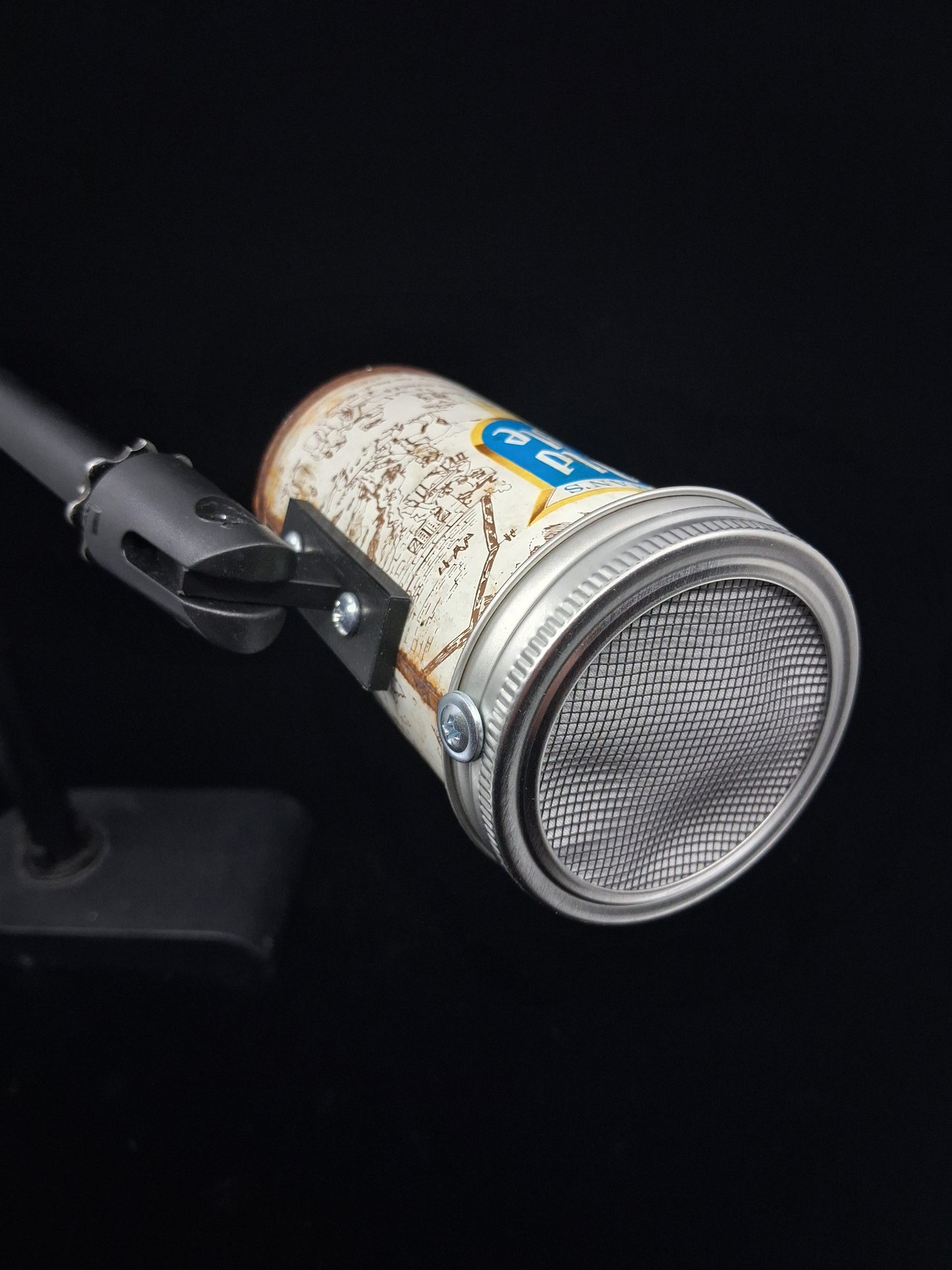 Lo Fi Beer Can Microphone - Vintage Heileman's Old Style