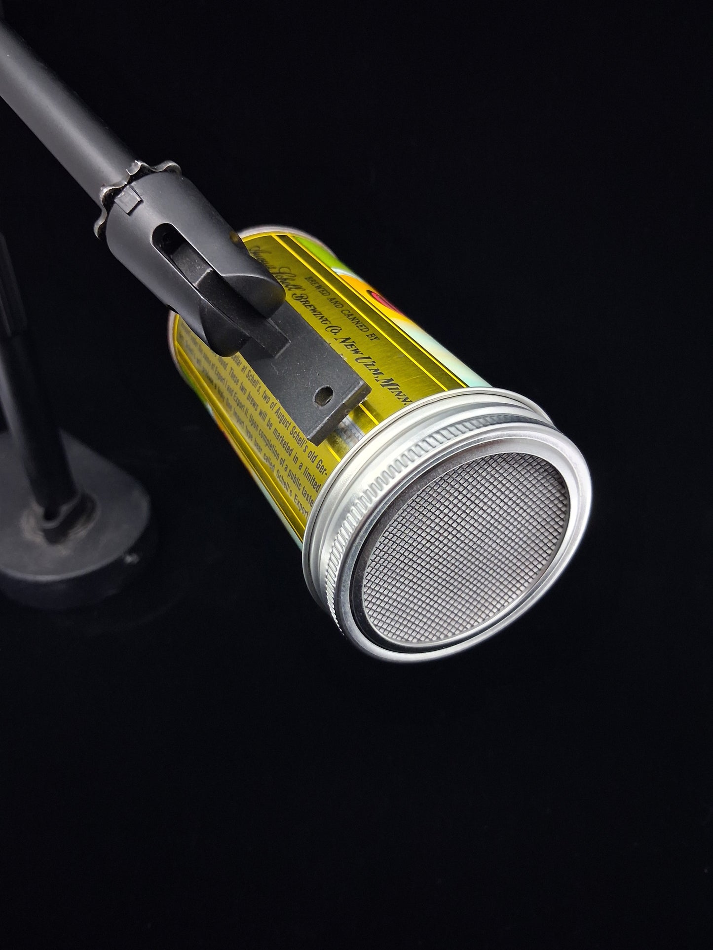 Lo Fi Beer Can Microphone - Schell's Export Deer