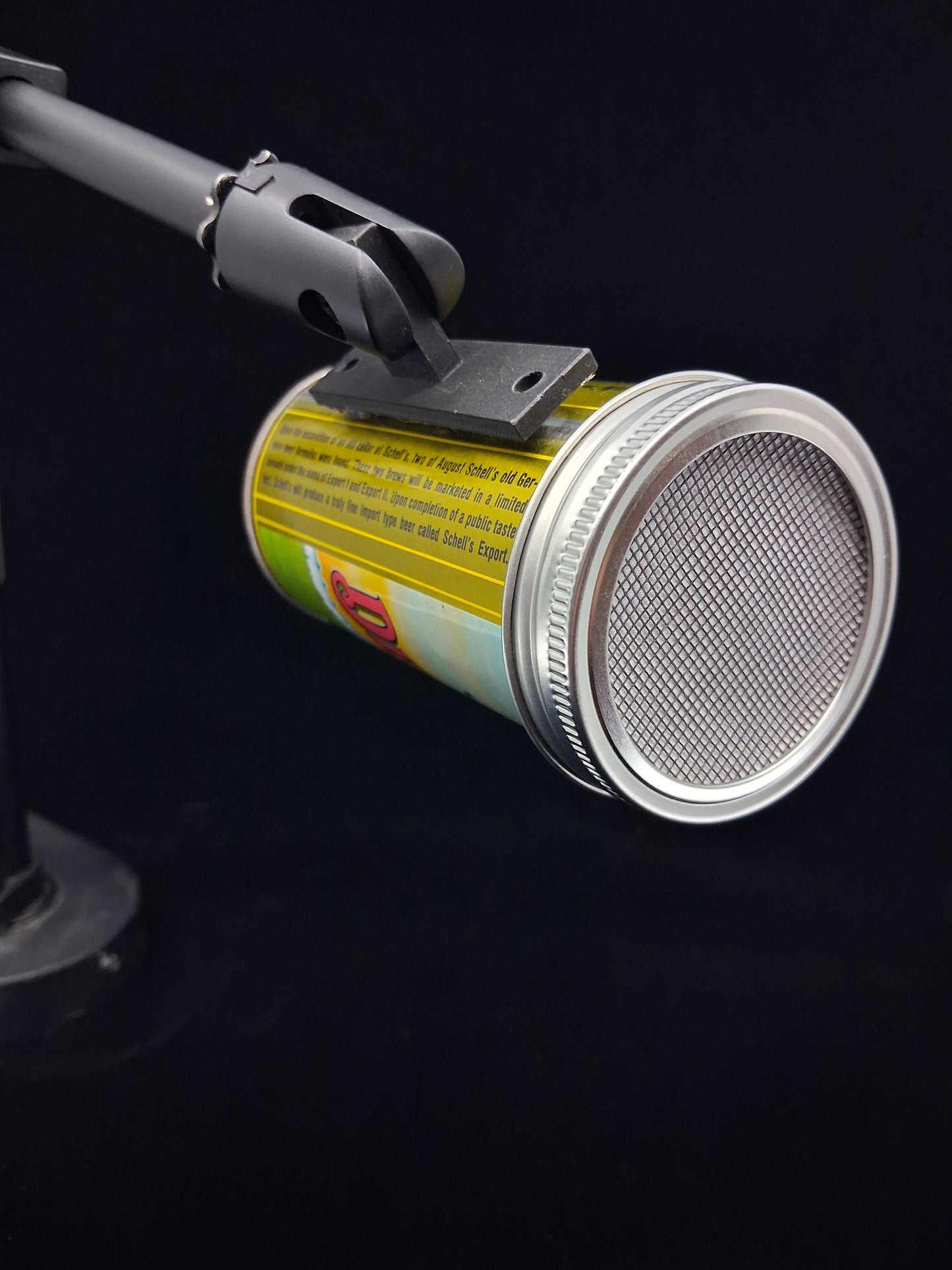 Lo Fi Beer Can Microphone - Schell's Export Deer