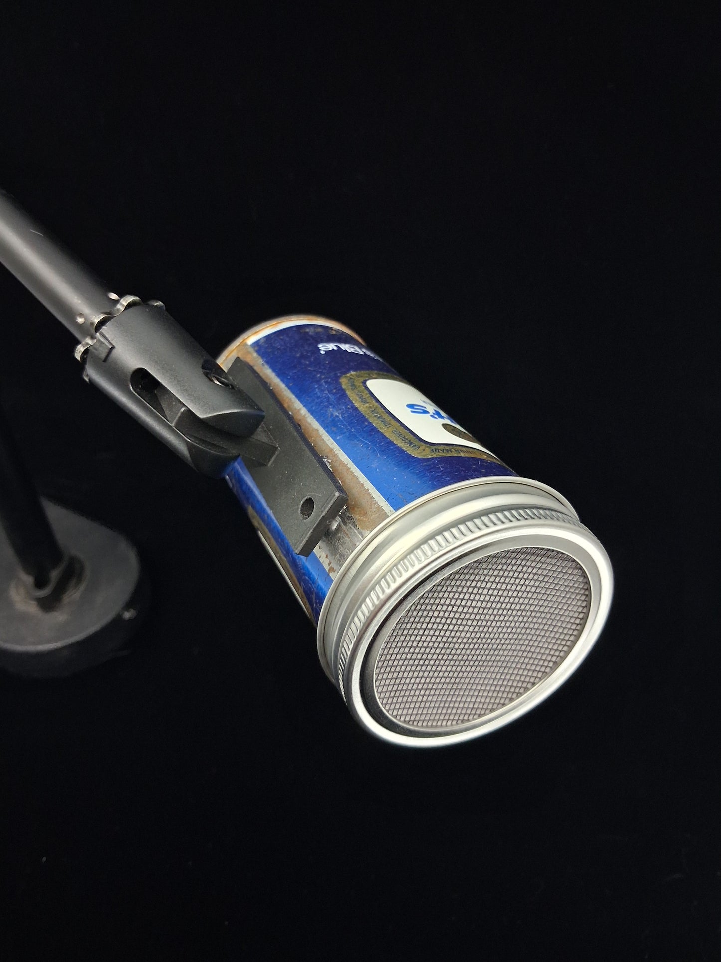 Lo Fi Beer Can Microphone - Canada Blue Labatt's