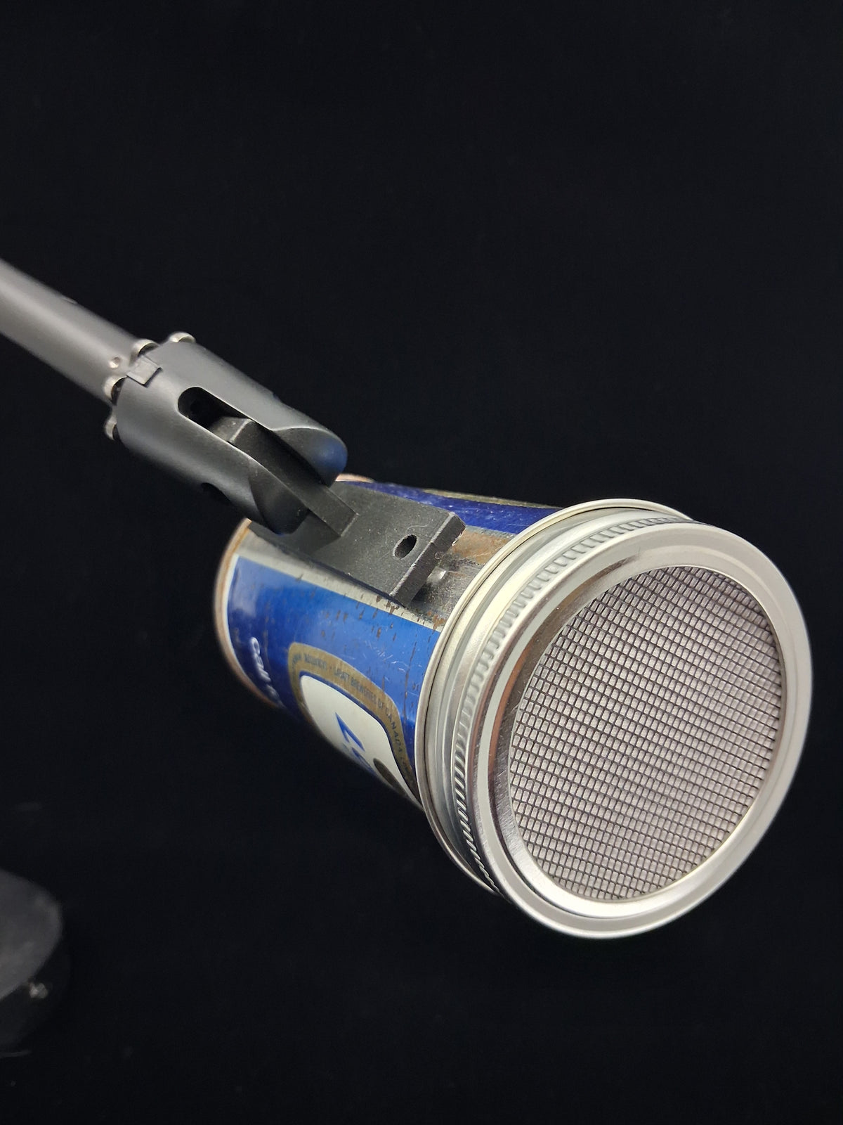 Lo Fi Beer Can Microphone - Canada Blue Labatt's