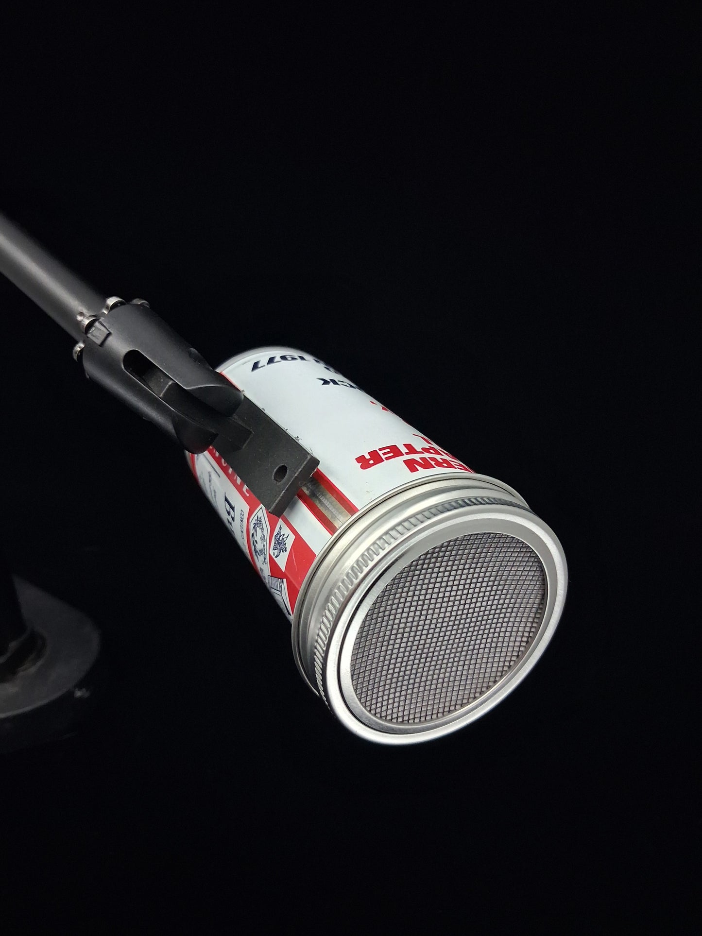 Lo Fi Beer Can Microphone - 1977 Space City Budweiser