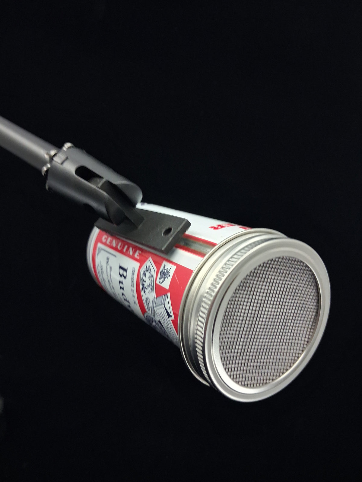 Lo Fi Beer Can Microphone - 1977 Space City Budweiser