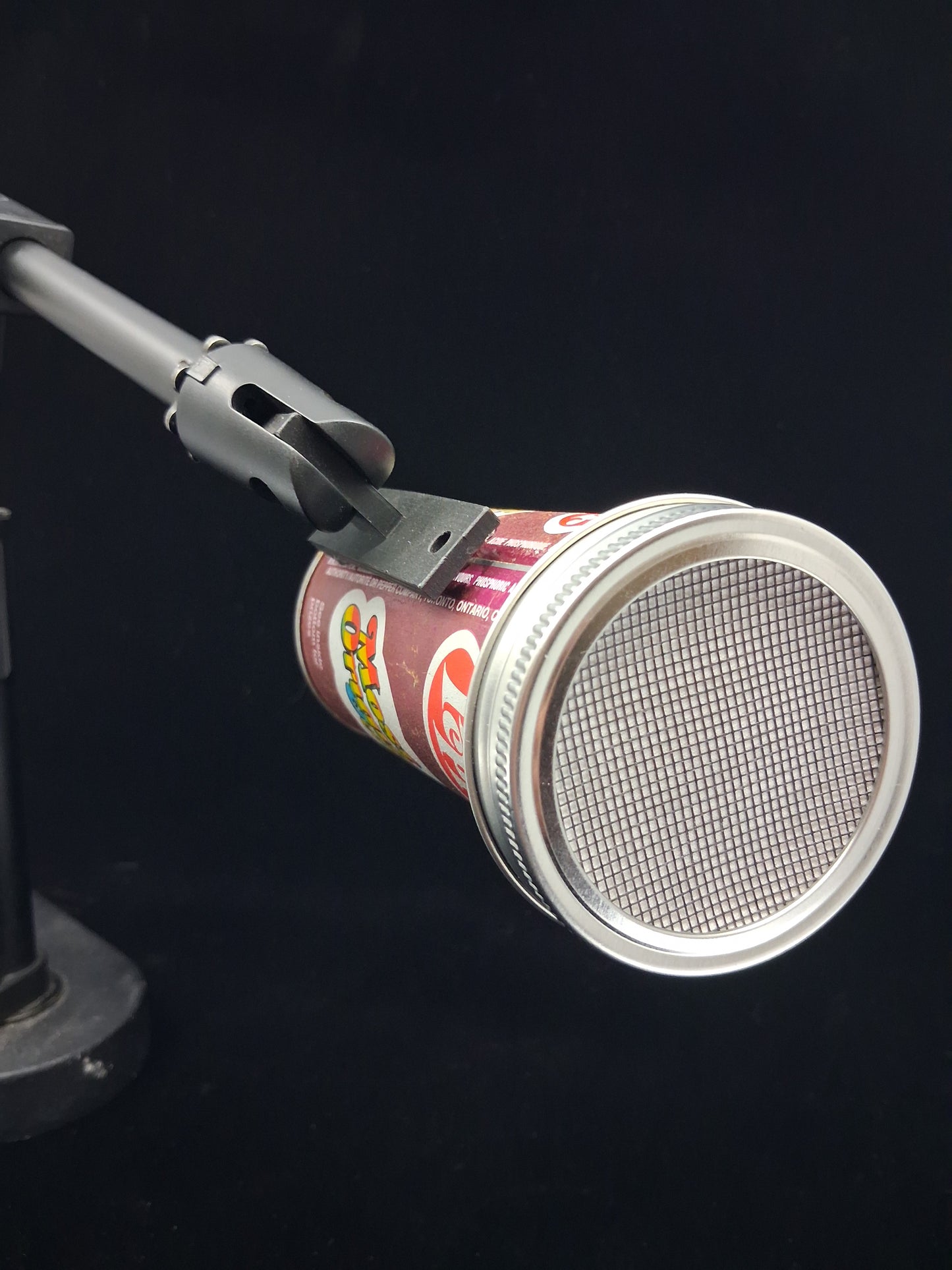 Lo Fi Soda Can Microphone - English and French Dr. Pepper