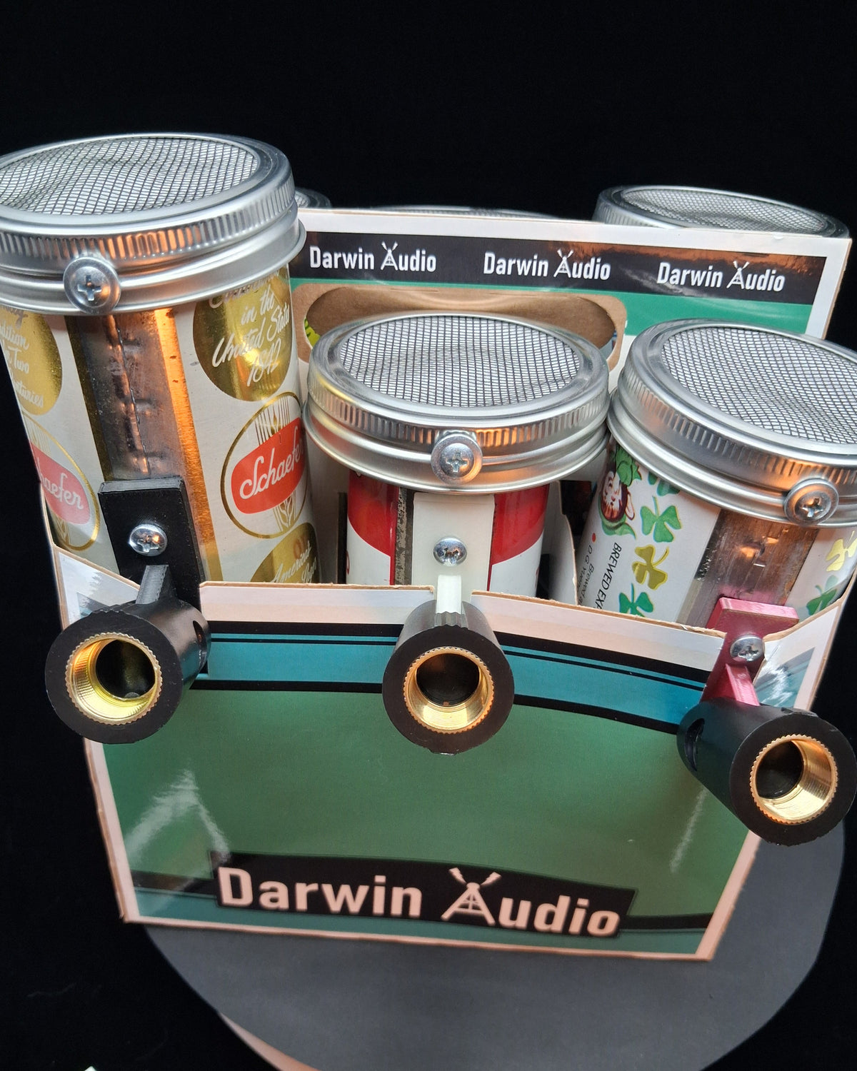 Lo Fi Beer and Soda Can Microphones - Six Pack #3 of 6