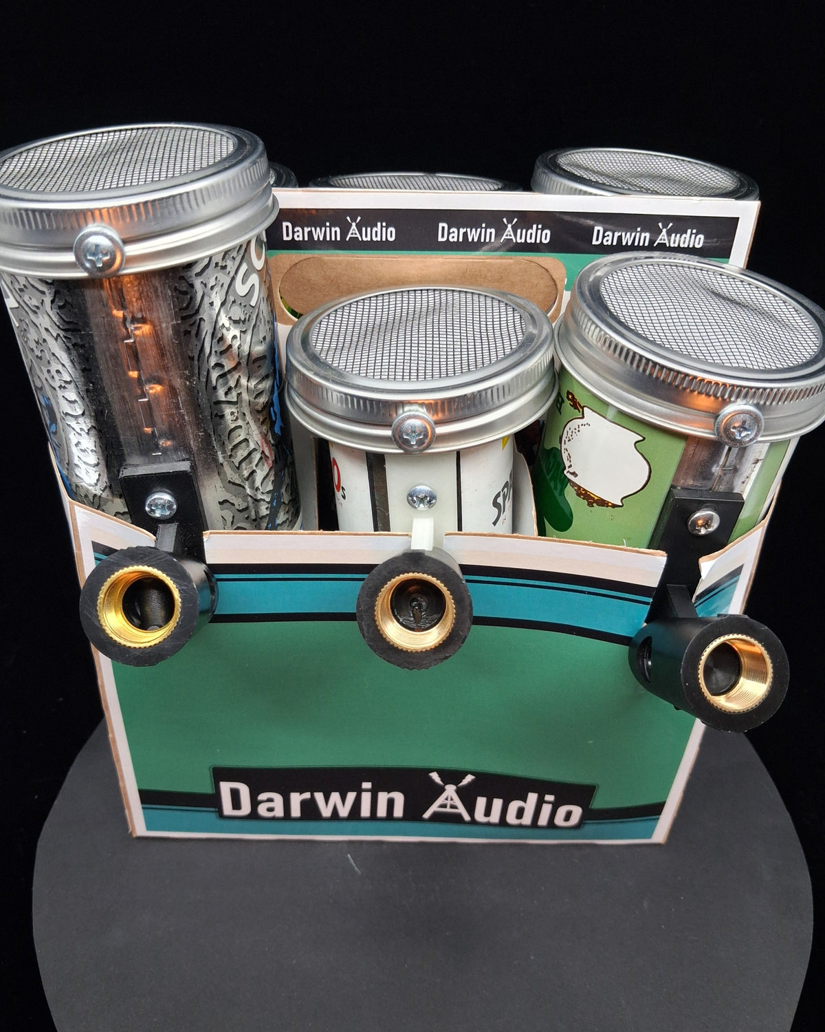 Lo Fi Beer and Soda Can Microphones - Six Pack #4 of 6