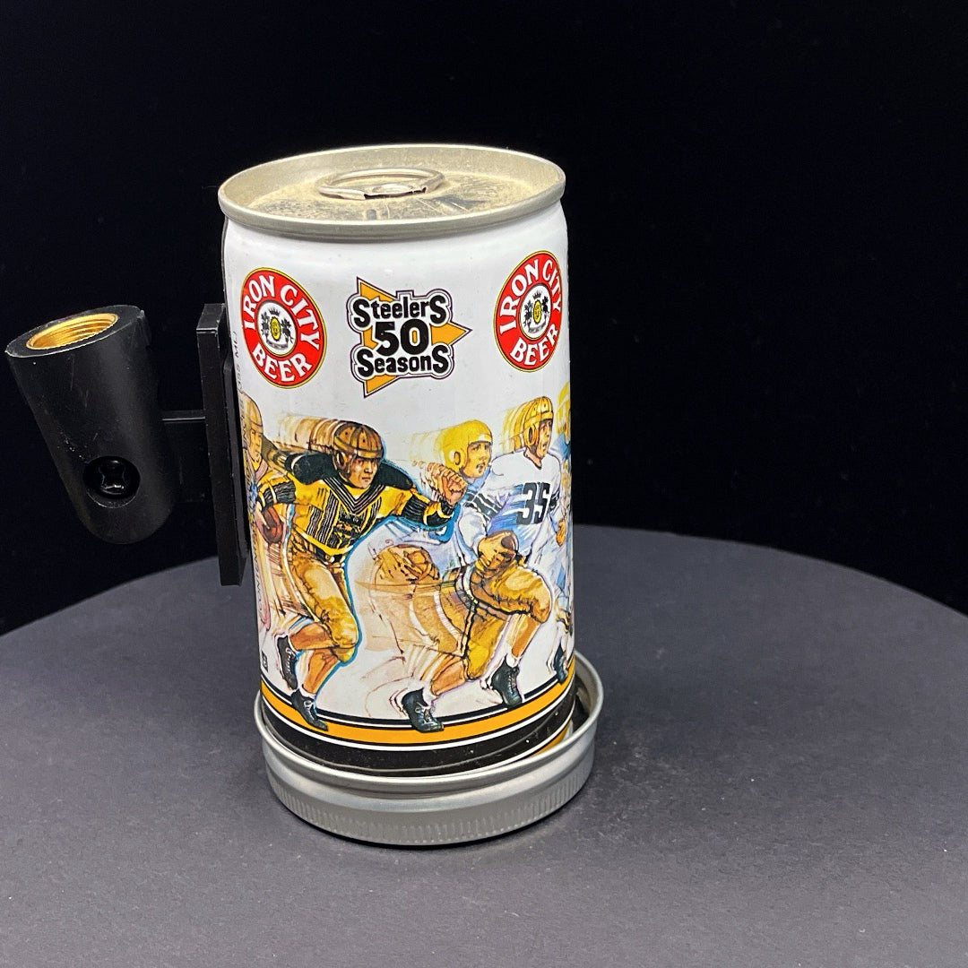 Lo Fi Beer Can Microphone - Pittsburgh Steelers 50 Years