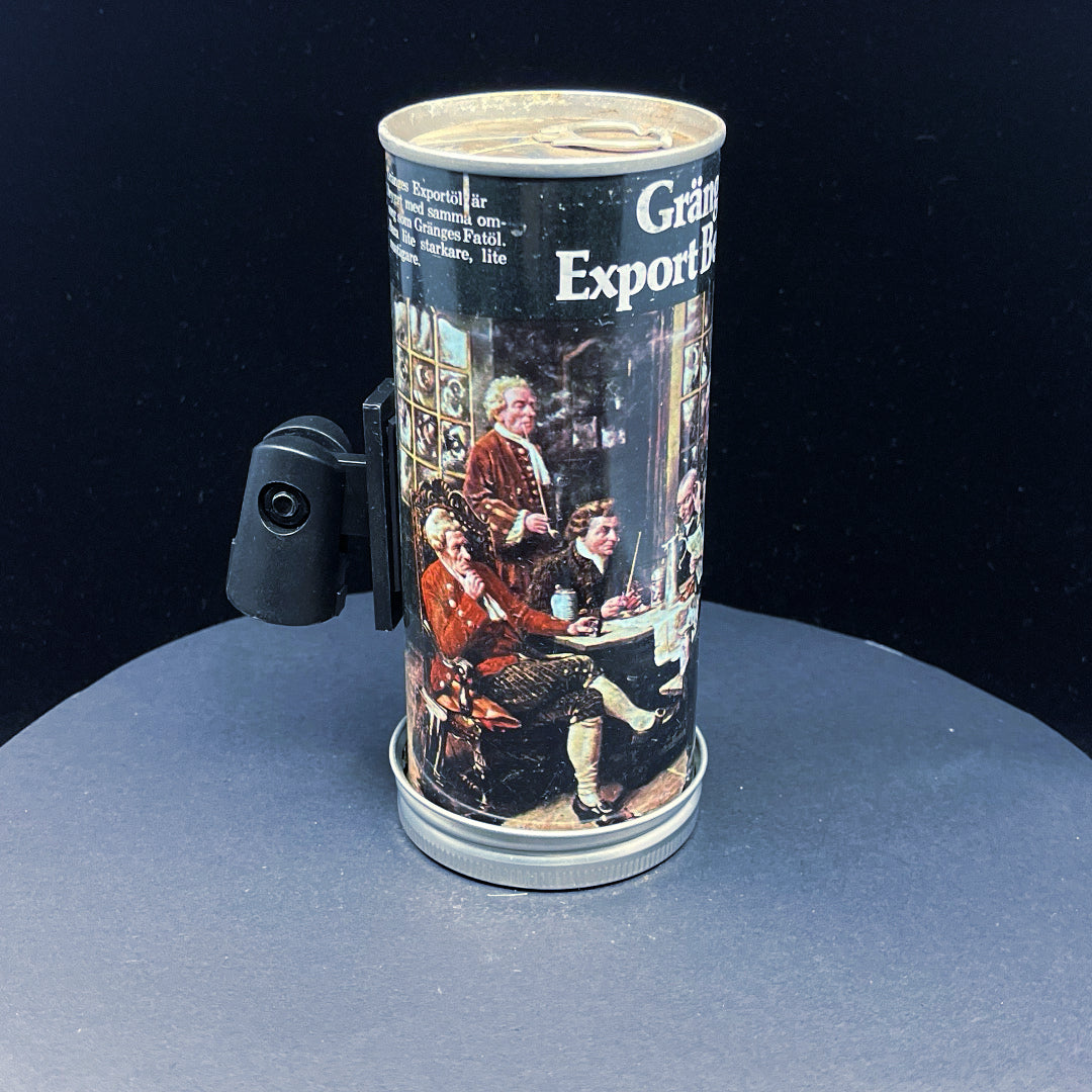 Lo Fi Beer Can Microphone - Sweden Gränges Reading Den