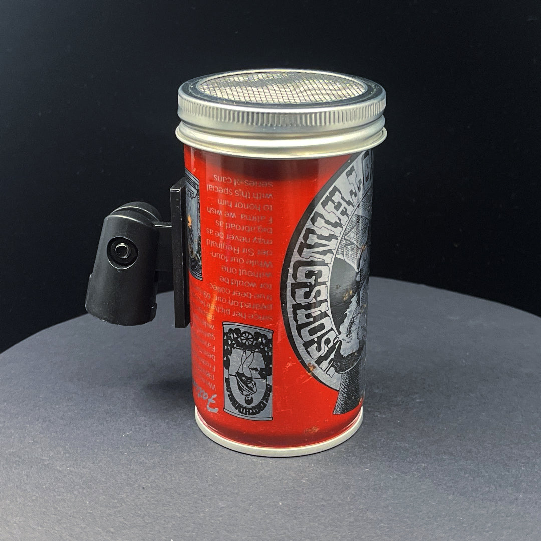 Lo Fi Beer Can Microphone - Red Olde Frothingslosh