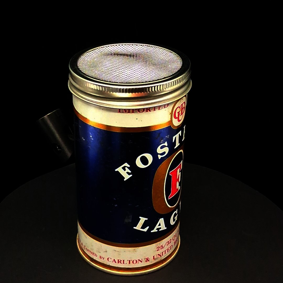 Lo Fi Beer Can Microphone - Gigantic Australian Foster's