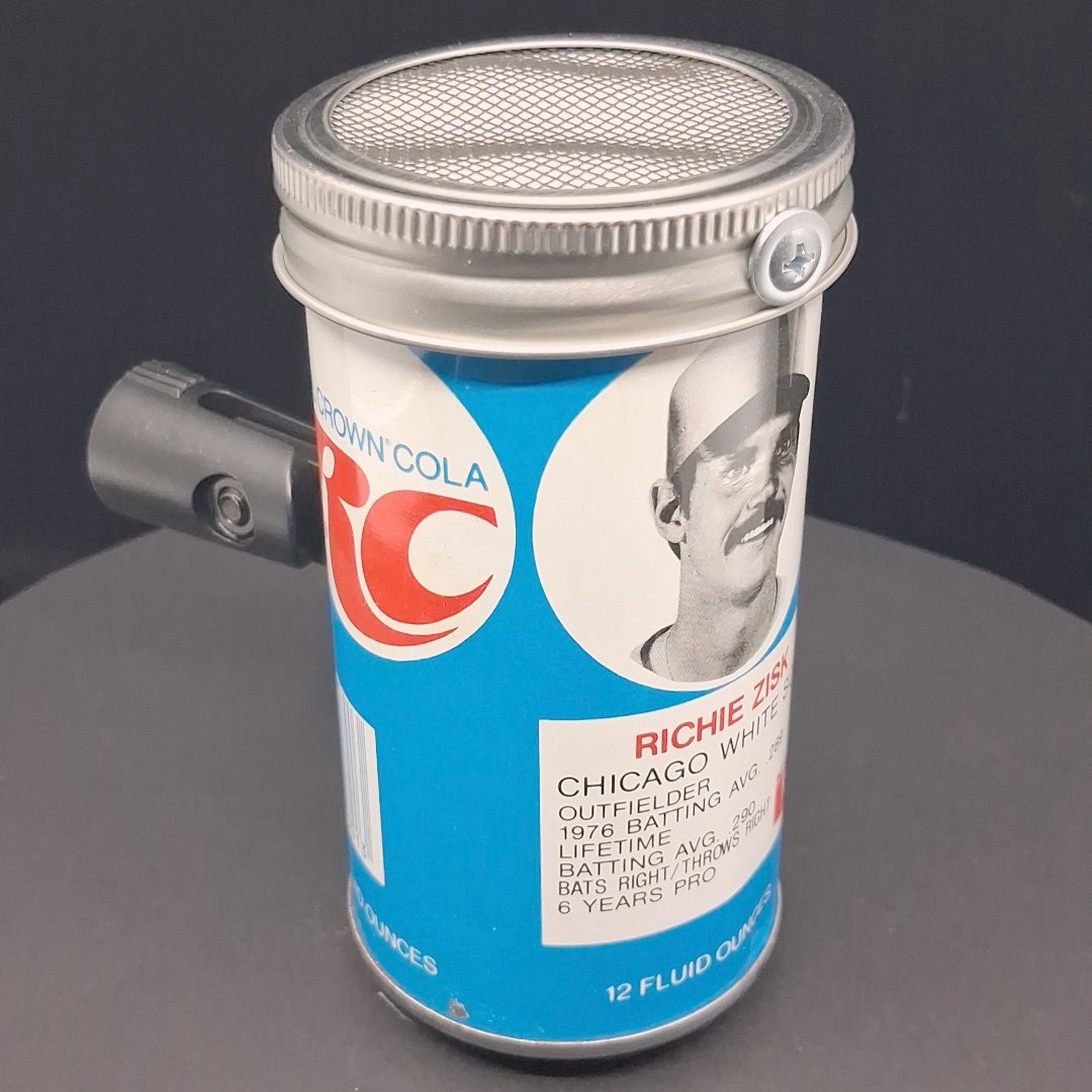 Lo Fi Soda Can Microphone - 1977 RG Cola RZ Chicago White Sox
