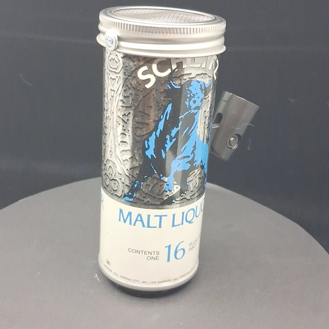Lo Fi Beer Can Microphone - Blue Bull Tallboy Schlitz