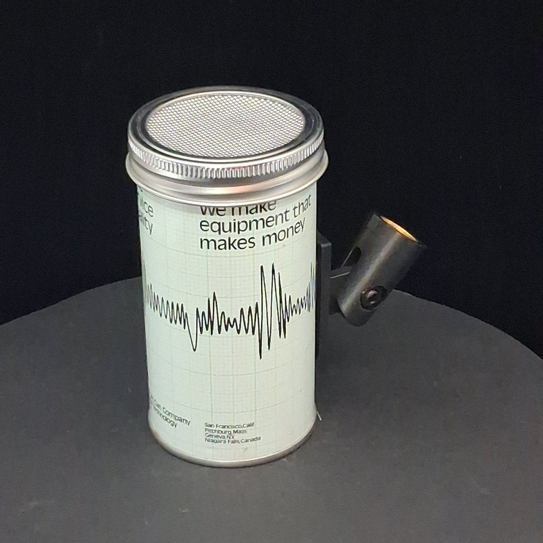 Lo Fi Beer Can Microphone - Soundwaves