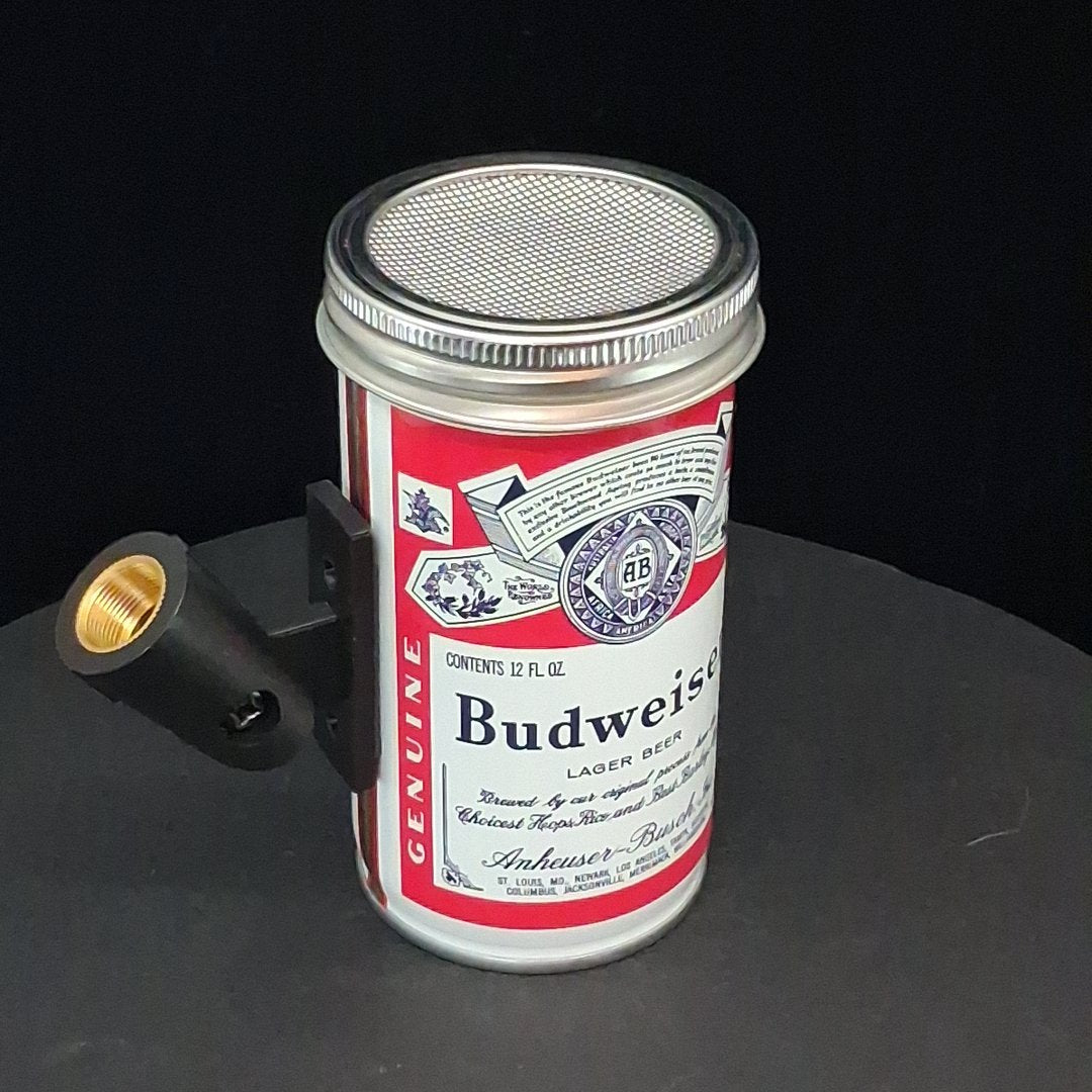 Lo Fi Beer Can Microphone - 1977 Space City Budweiser