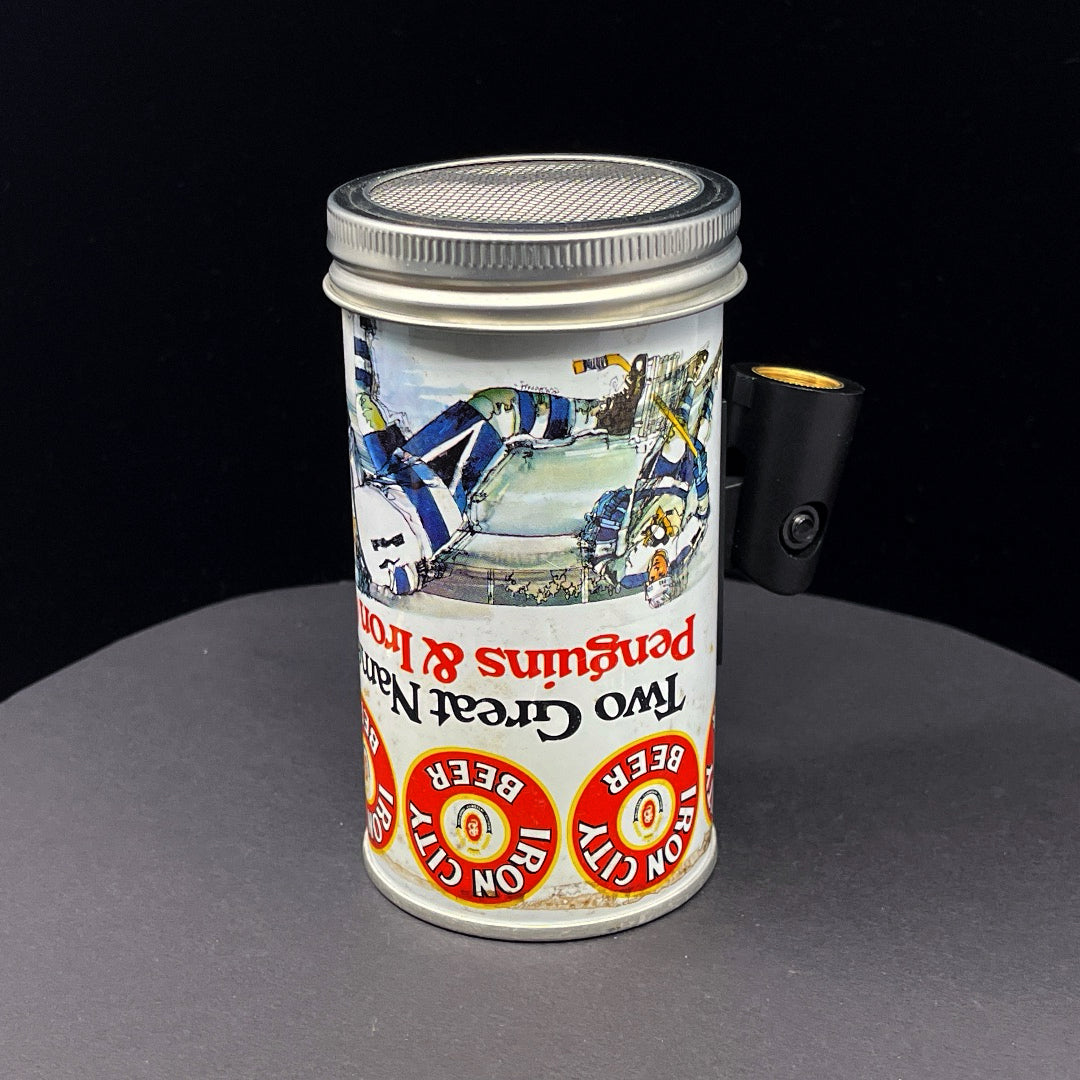Lo Fi Beer Can Microphone - Hockey Pittsburgh Penguins