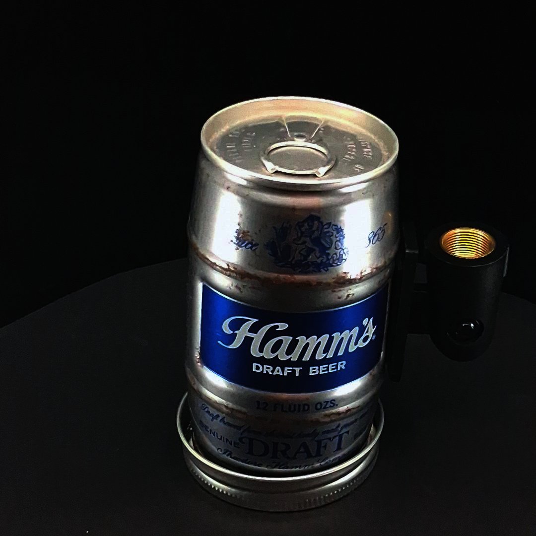 Lo Fi Beer Can Microphone - Hamm's Keg