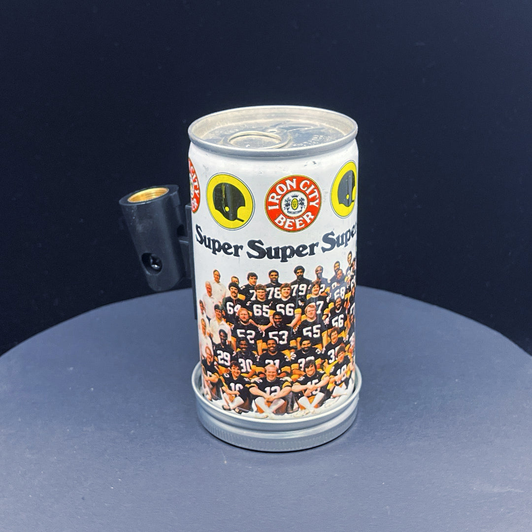 Lo Fi Beer Can Microphone - 1979 Pittsburgh Super Steelers