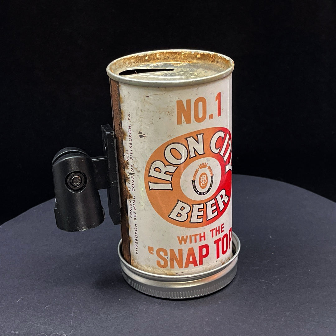 Lo Fi Beer Can Microphone - Snap Top Iron City