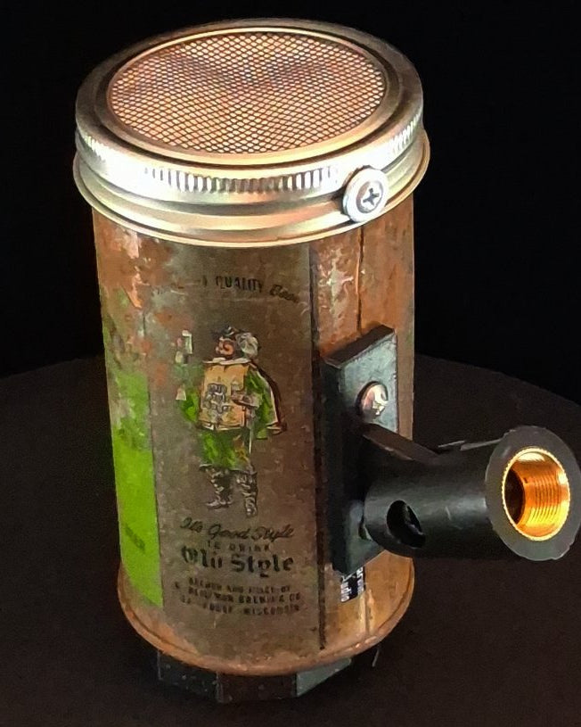 Lo Fi Beer Can Microphone - 1960s Heileman's Old Style