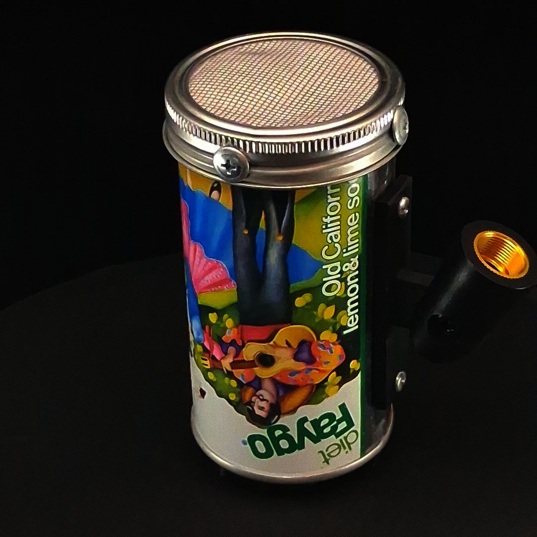 Lo Fi Soda Can Microphone - Faygo California Lemon Lime