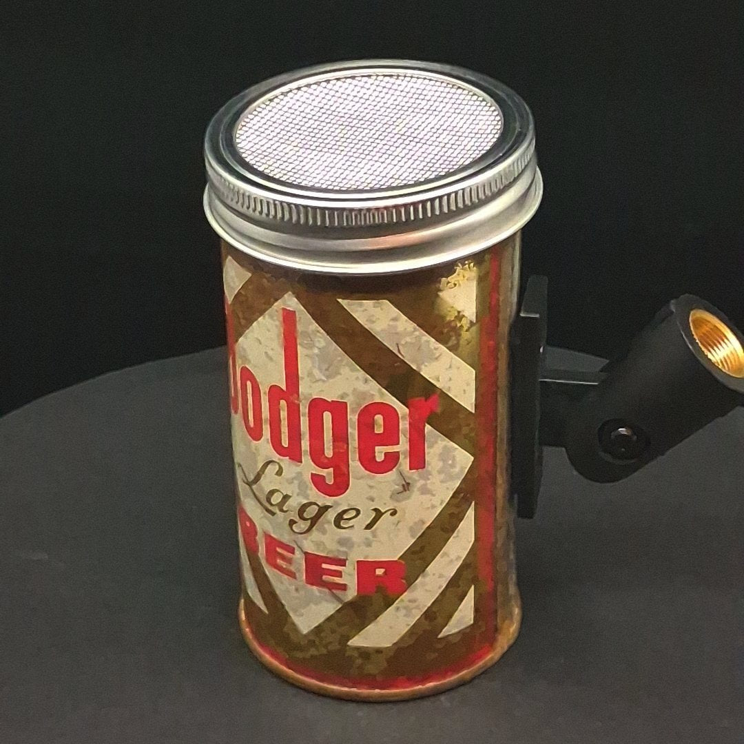 Lo Fi Beer Can Microphone - Dodger Lager