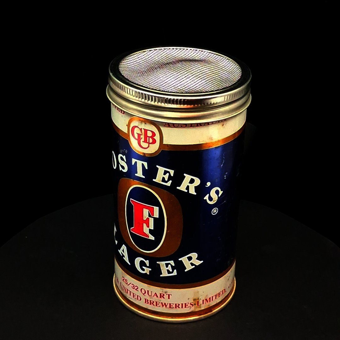 Lo Fi Beer Can Microphone - Gigantic Australian Foster's