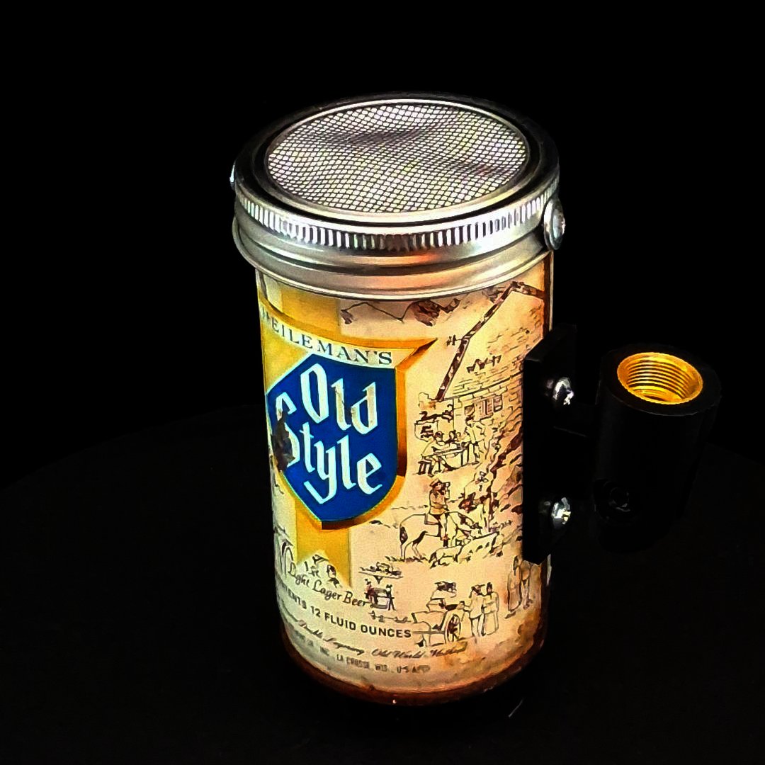 Lo Fi Beer Can Microphone - Vintage Heileman's Old Style