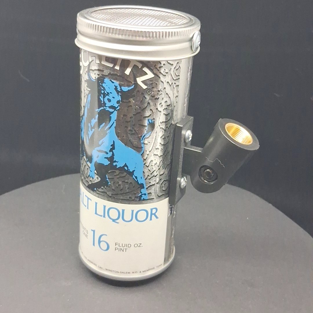 Lo Fi Beer Can Microphone - Blue Bull Tallboy Schlitz
