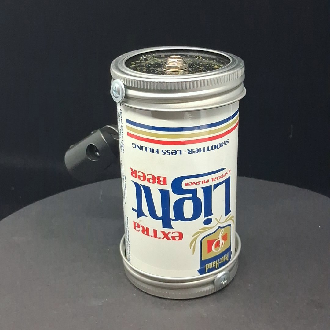 Lo Fi Beer Can Microphone - Chicago Peter Hand Light