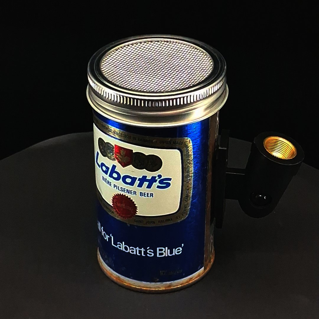 Lo Fi Beer Can Microphone - Canada Blue Labatt's
