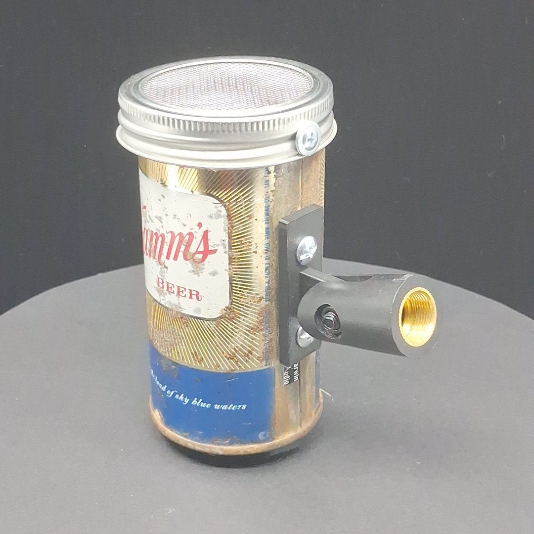 Lo Fi Beer Can Microphone - Rusty Gold Hamm's