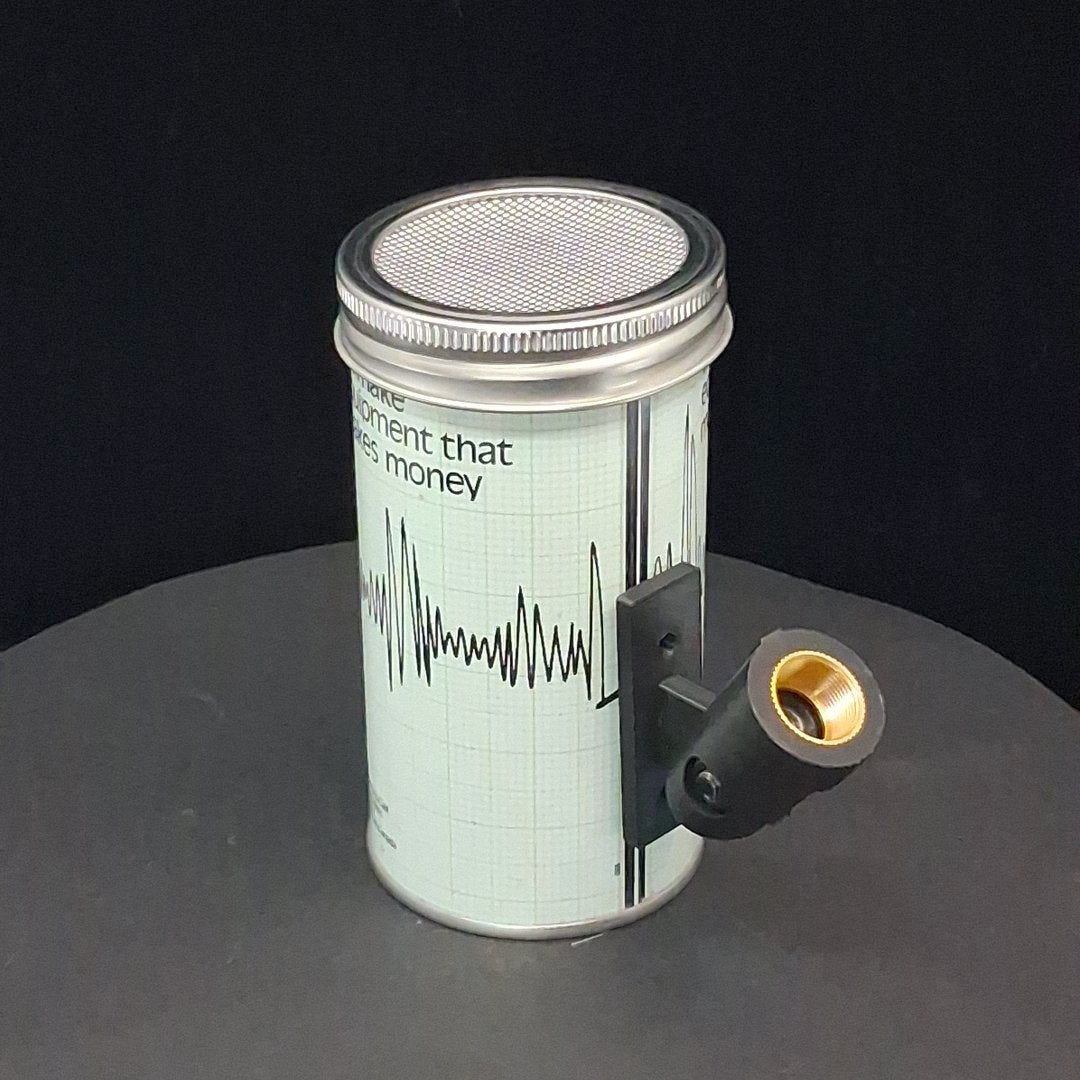 Lo Fi Beer Can Microphone - Soundwaves