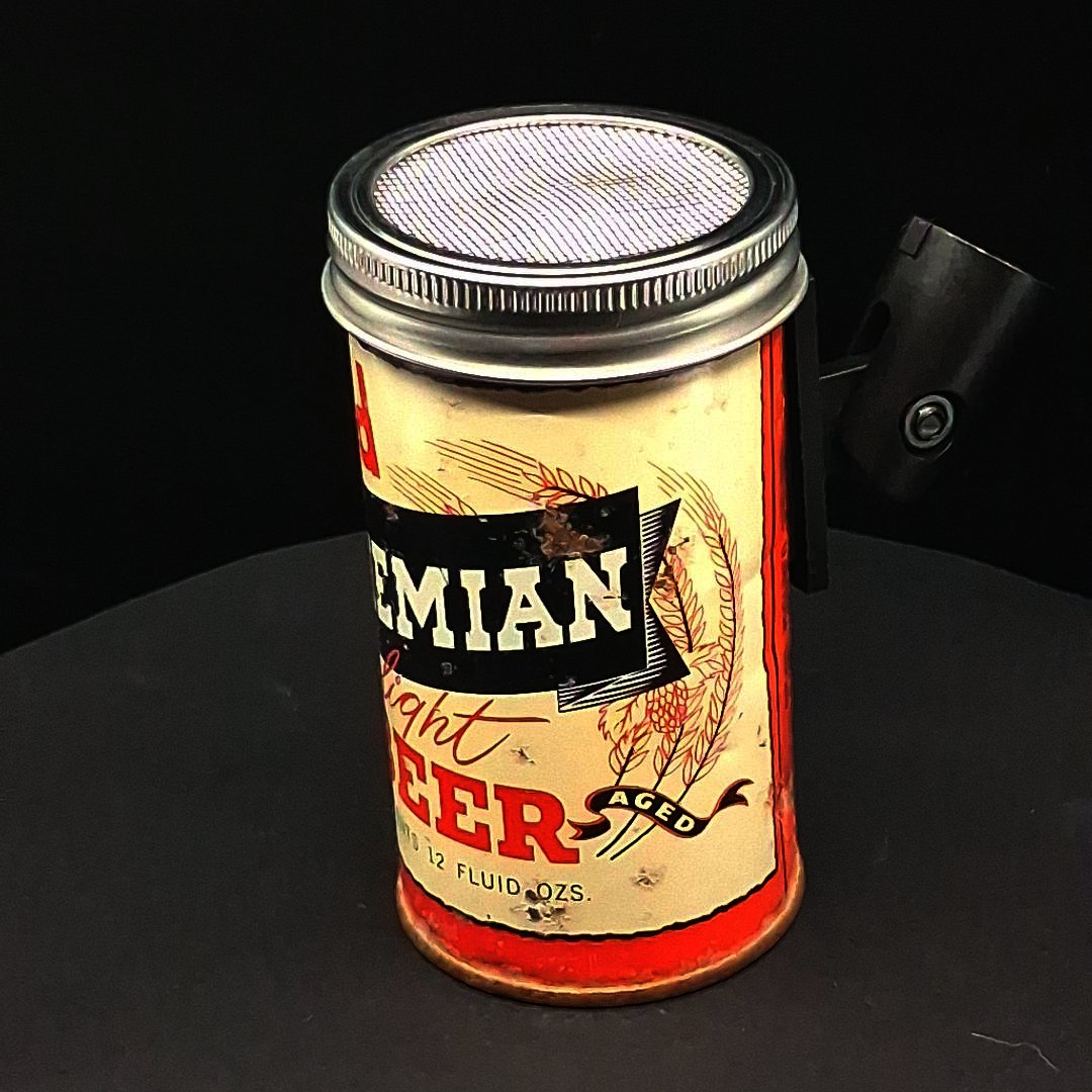 Lo Fi Beer Can Microphone - Old Bohemian