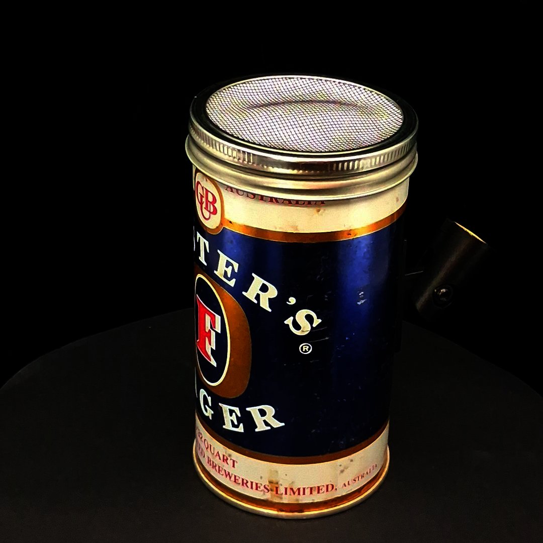 Lo Fi Beer Can Microphone - Gigantic Australian Foster's