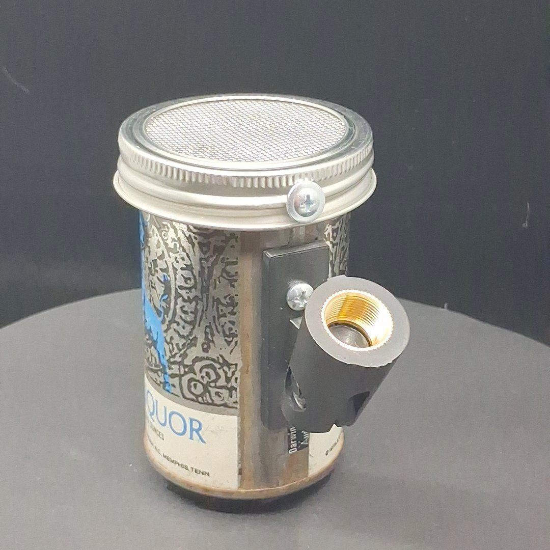 Lo Fi Beer Can Microphone - Blue Bull Tiny 8oz Schlitz