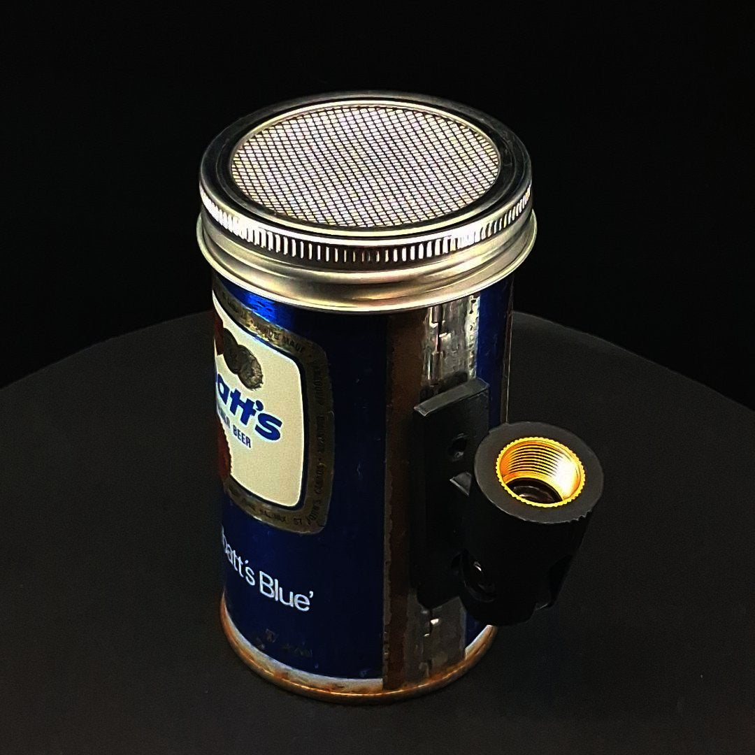 Lo Fi Beer Can Microphone - Canada Blue Labatt's