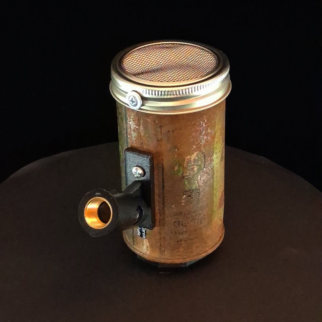 Lo Fi Beer Can Microphone - 1960s Heileman's Old Style