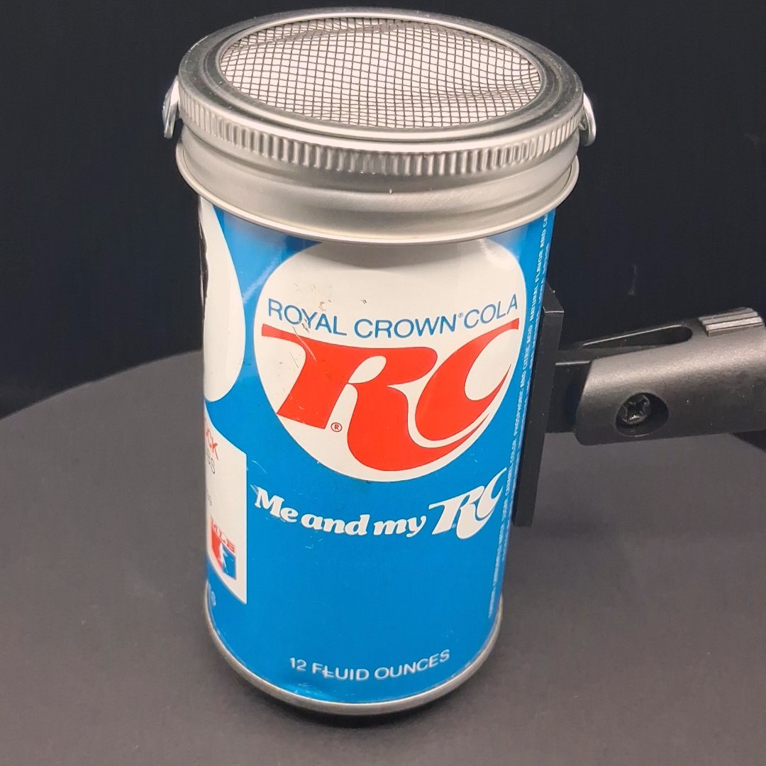 Lo Fi Soda Can Microphone - 1977 RC Cola BM Chicago Cubs