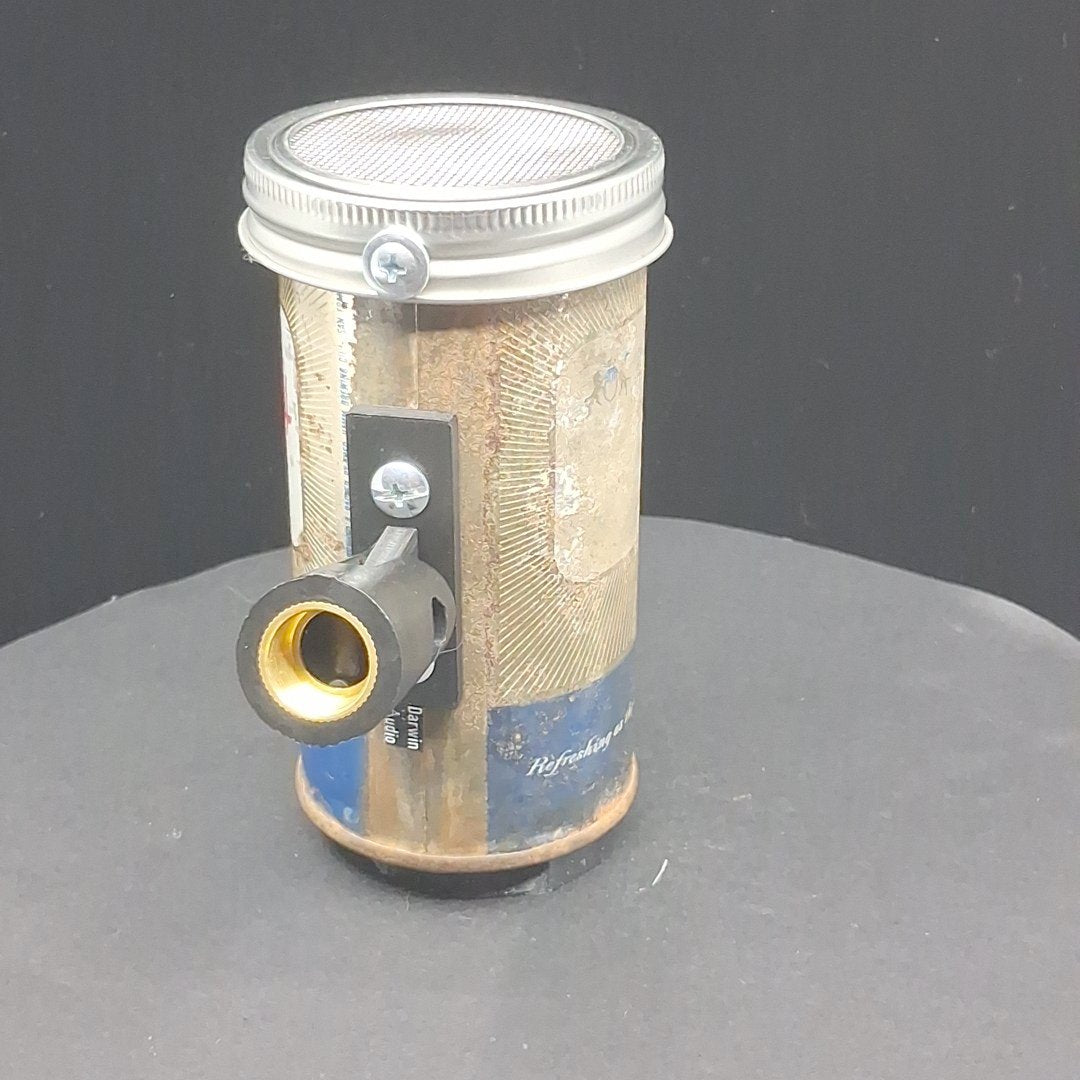 Lo Fi Beer Can Microphone - Rusty Gold Hamm's