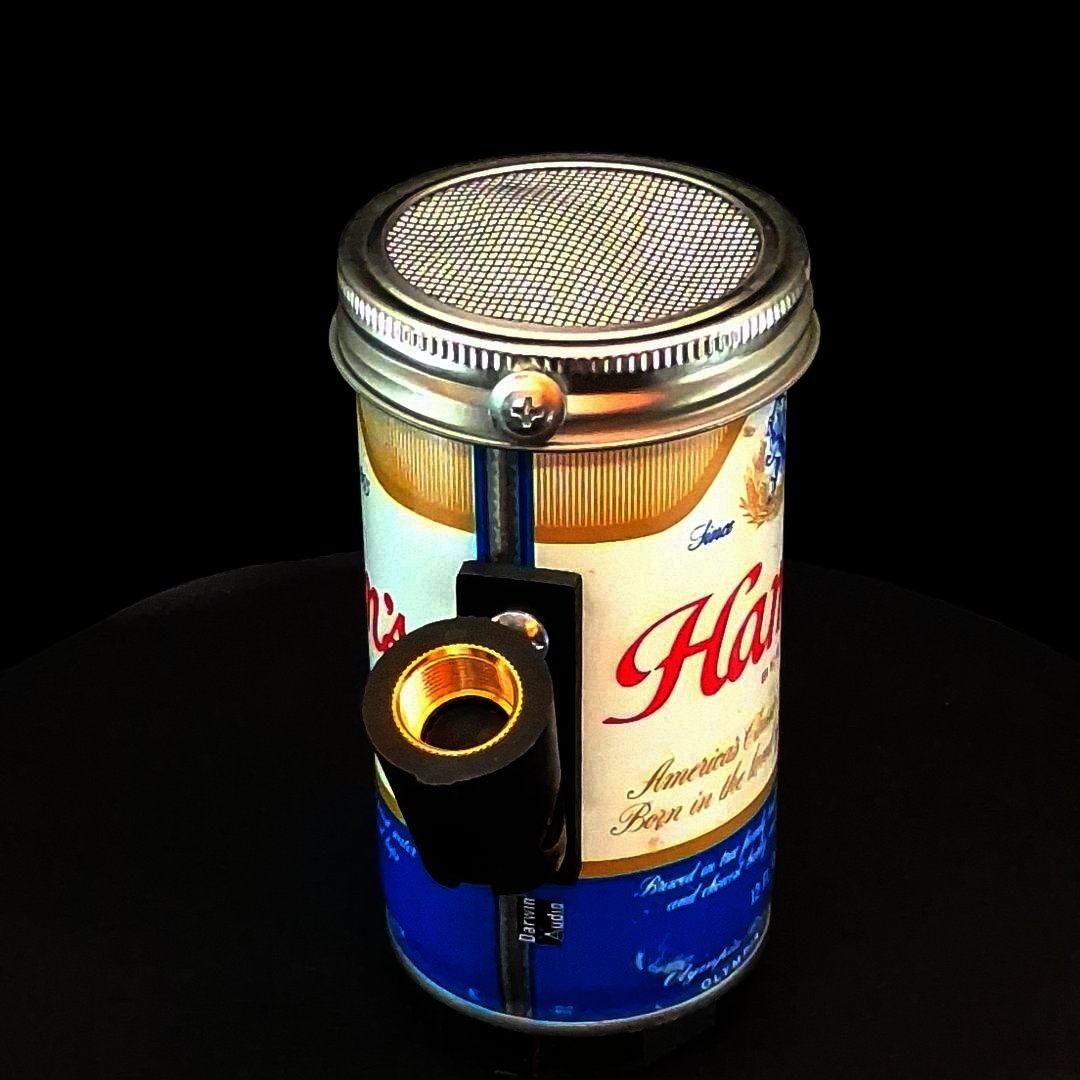 Lo Fi Beer Can Microphone - Hamm's