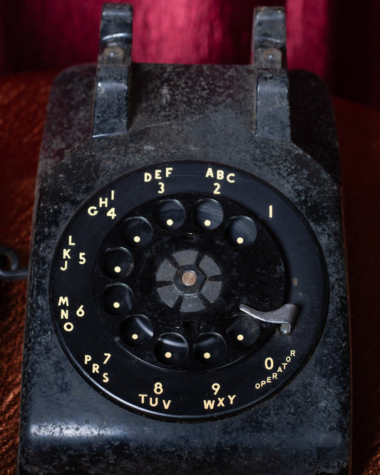 Telephone Microphone - Western Electric 500 Black