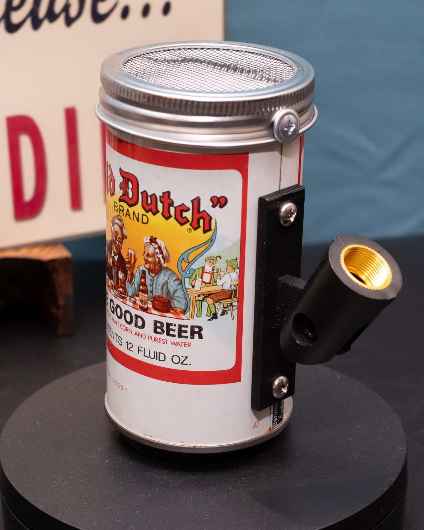 Lo Fi Beer Can Microphone - Old Dutch Grandparents
