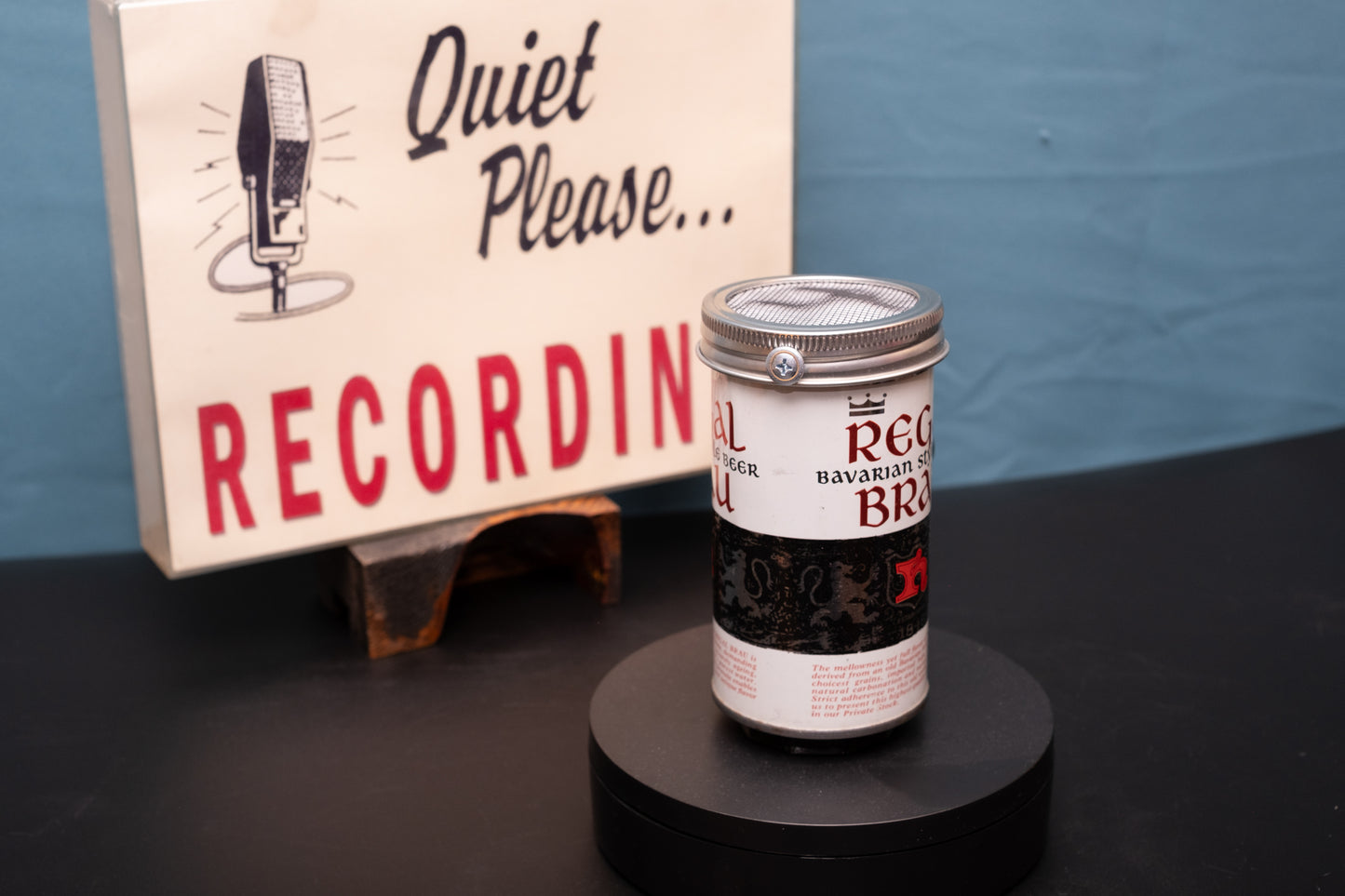 Lo Fi Beer Can Microphone - Regal Brau