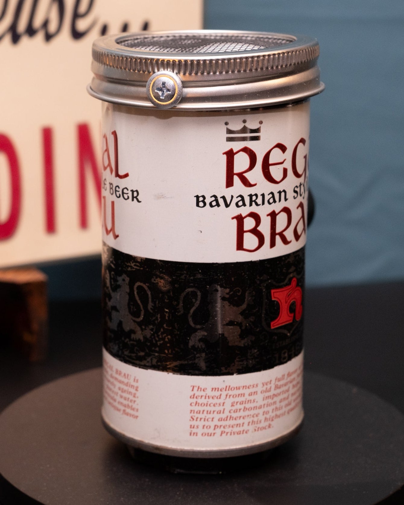 Lo Fi Beer Can Microphone - Regal Brau